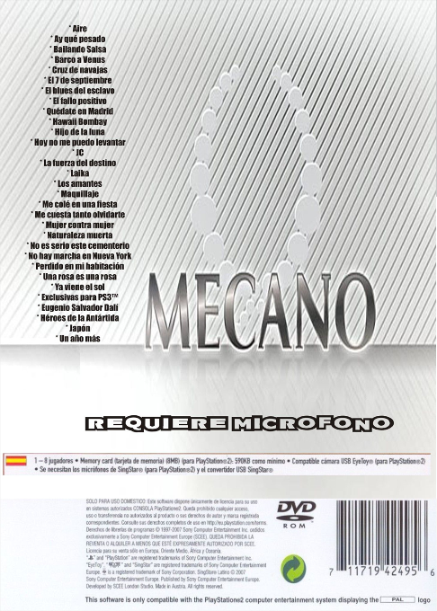 Singstar Mecano - Dos