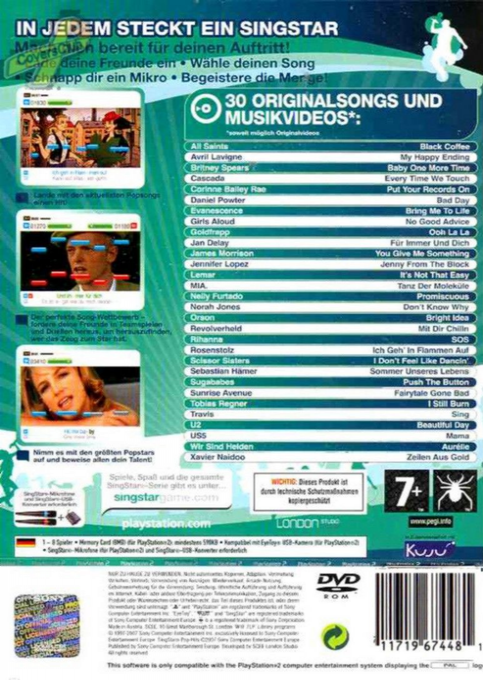 Singstar Pop Hits - Dos