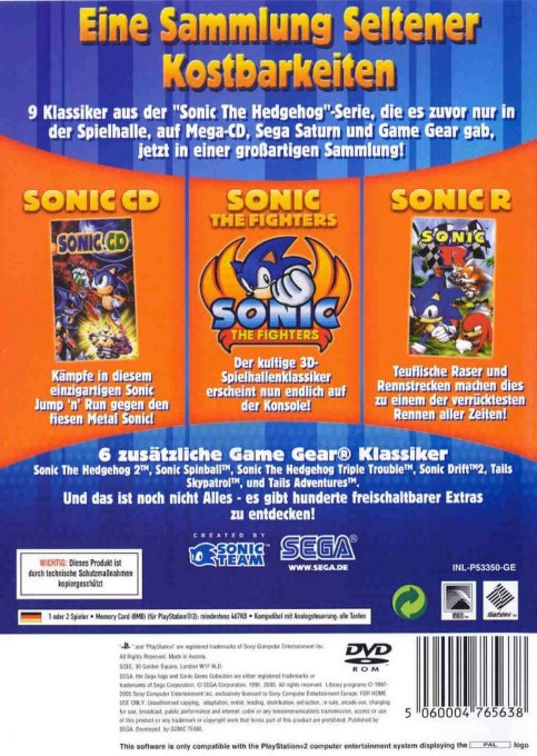 Sonic Gems Collection - Dos