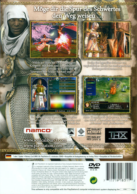 Soulcalibur II - Dos