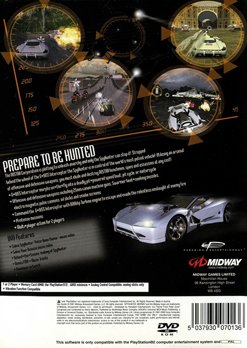 Spy Hunter : Nowhere To Run - Dos