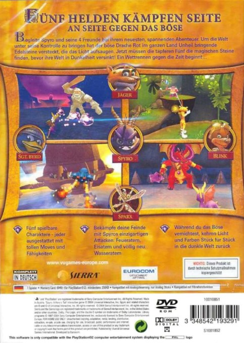 Spyro : A Hero's Tail - Dos