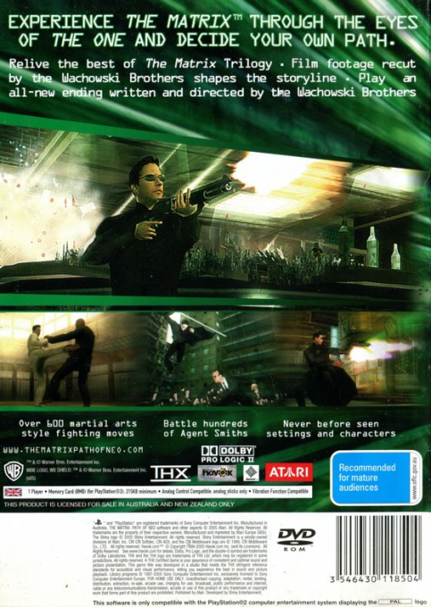 The Matrix : Path of Neo - Dos
