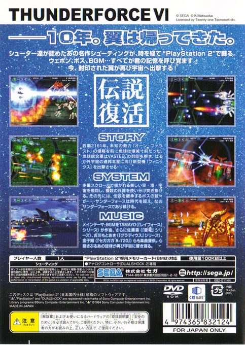Thunder Force VI dos