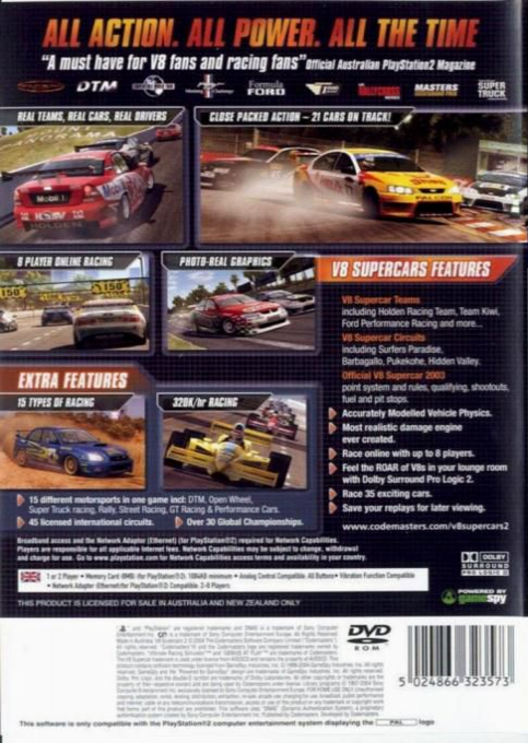 TOCA Race Driver 3 : The Ultimate Racing Simulator - Dos