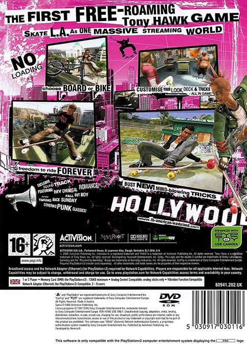 Tony Hawk's American Wasteland - Dos