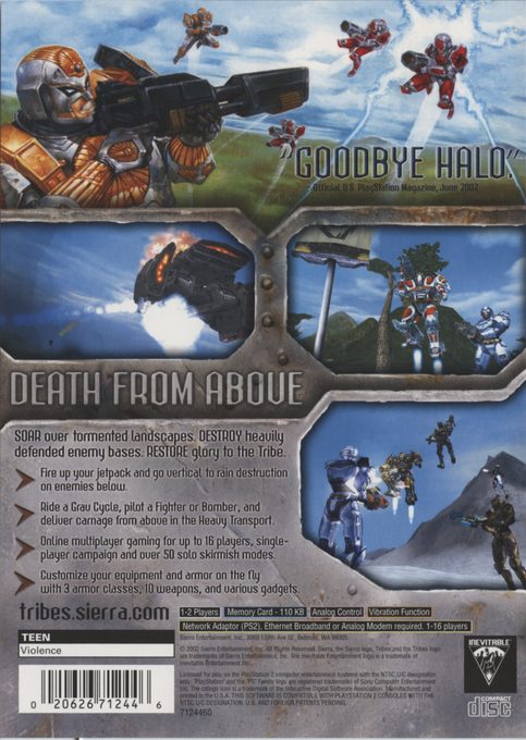 Tribes : Aerial Assault dos