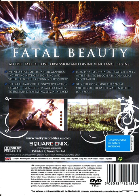 Valkyrie Profile 2 : Silmeria - Dos