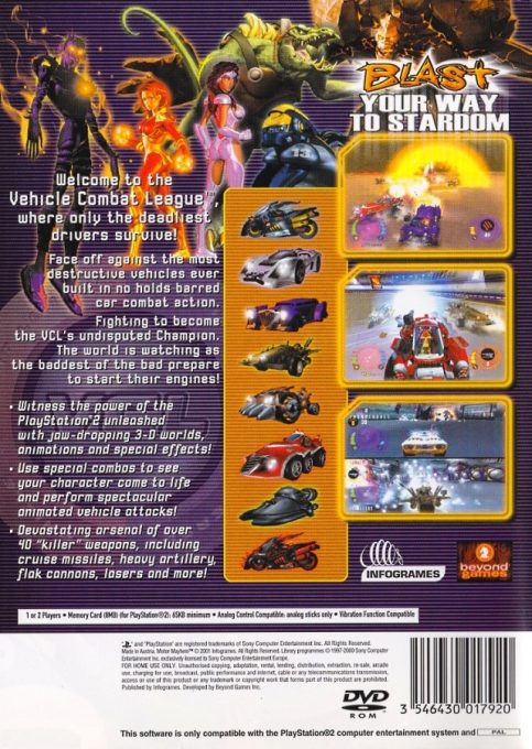 Vehicular Combat League Presents : Motor Mayhem dos
