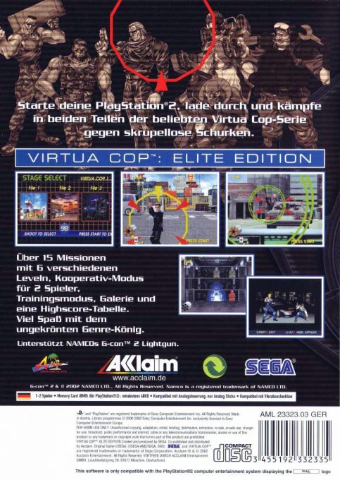 Virtua Cop : Elite Edition dos