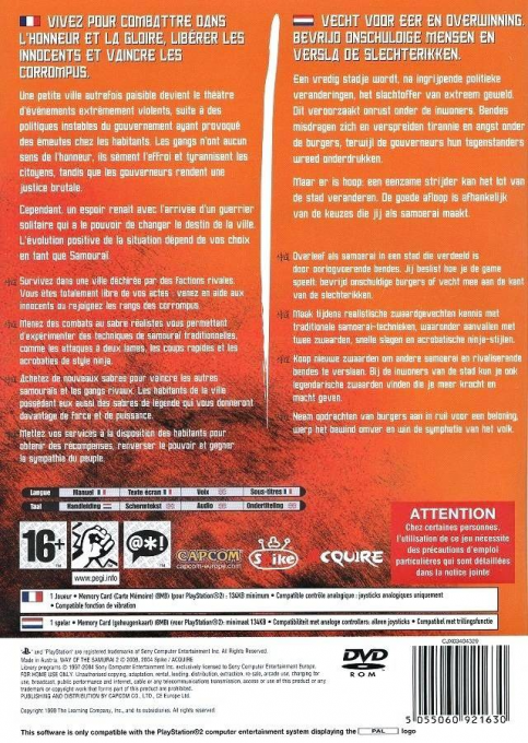 Way of the Samurai 2 dos