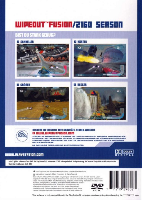 WipEout Fusion - Dos