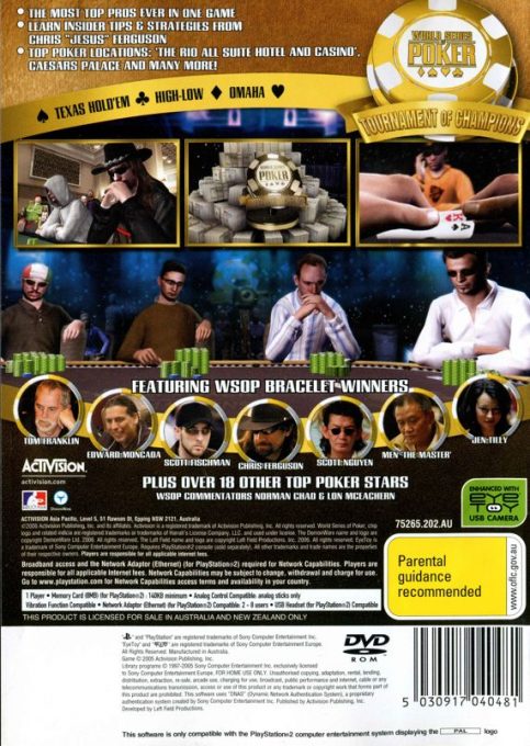 World Series of Poker : Tournament of Champions, 2007 Edition dos