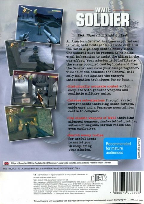 WWII : Soldier - Dos
