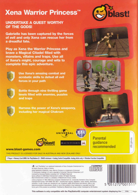 Xena - Warrior Princess - Dos