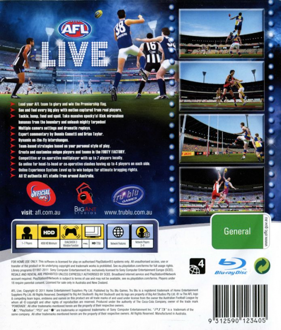 AFL Live - Dos