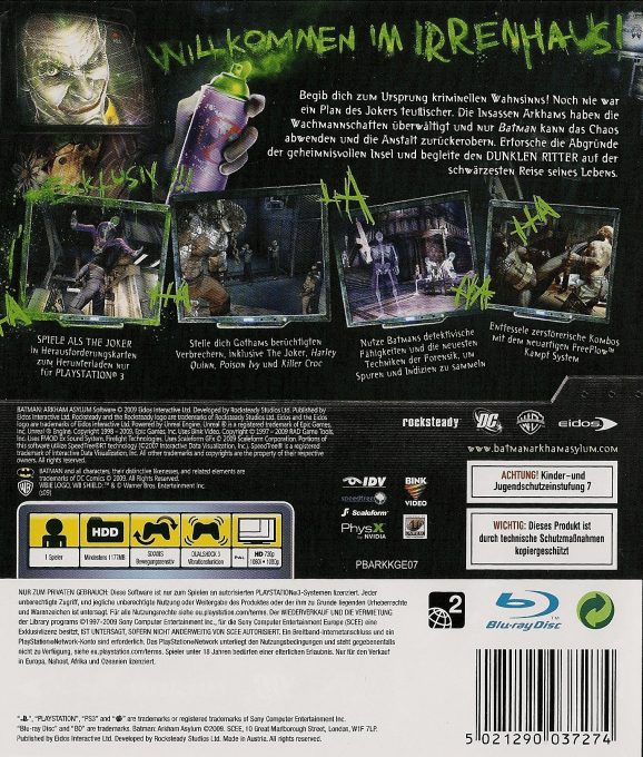 Batman Arkham Asylum - Dos