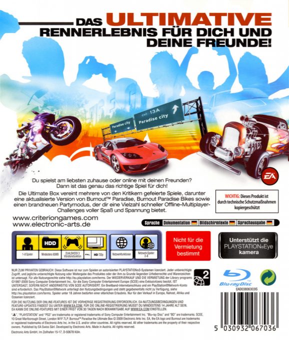 Burnout Paradise The Ultimate Box - Dos