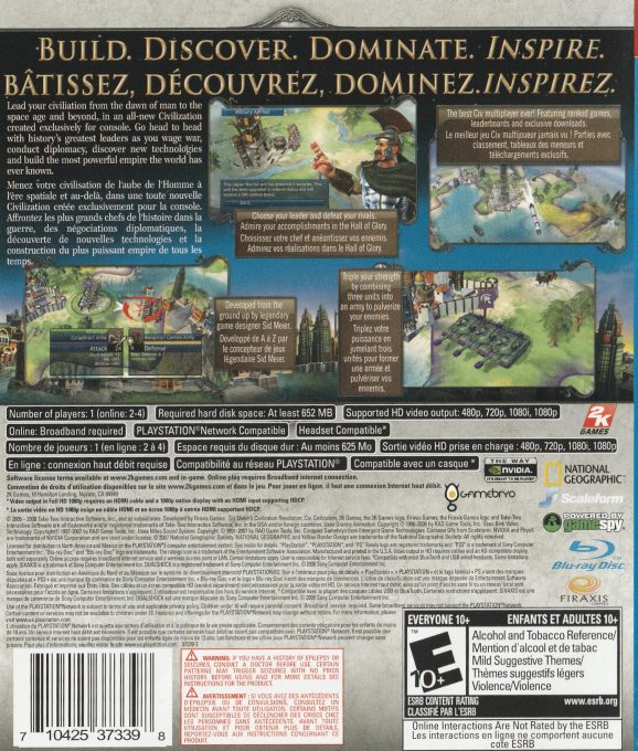 Civilization Revolution dos