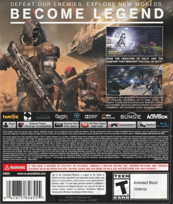 Destiny - Dos