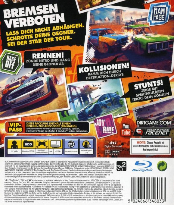 Dirt Showdown - Dos