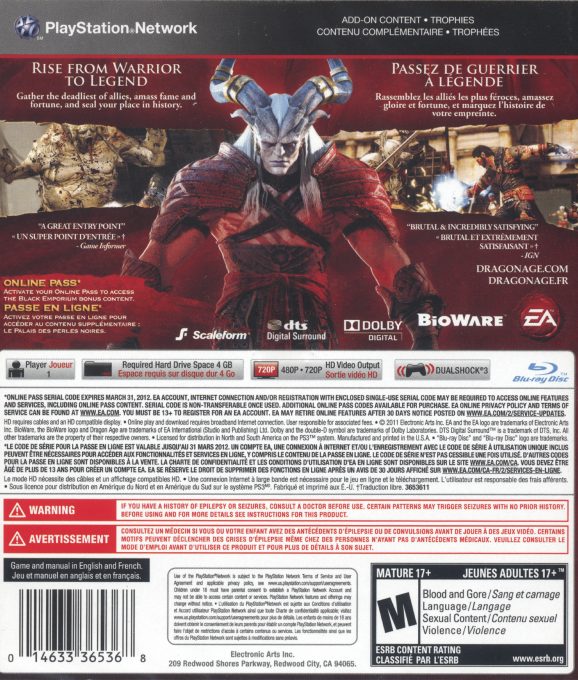 Dragon Age II dos