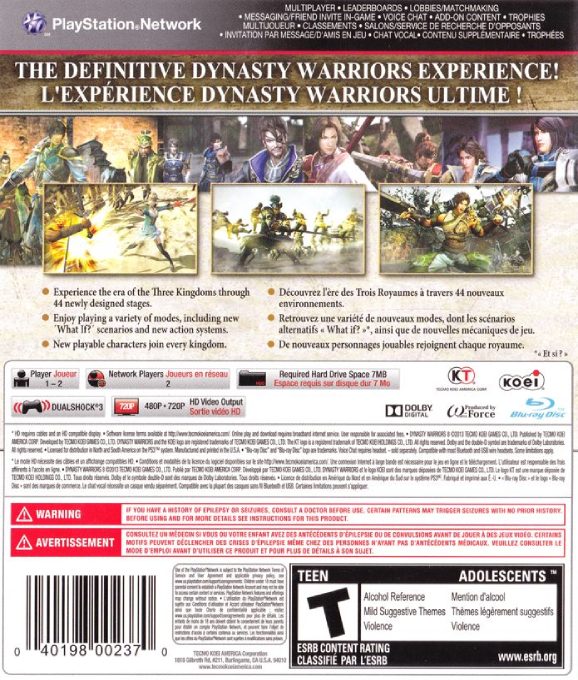 Dynasty Warriors 8 dos