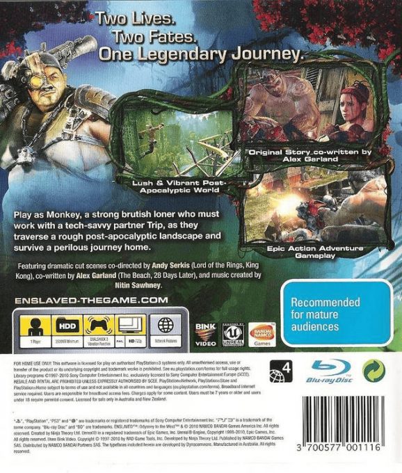 Enslaved : Odyssey to the West - Dos