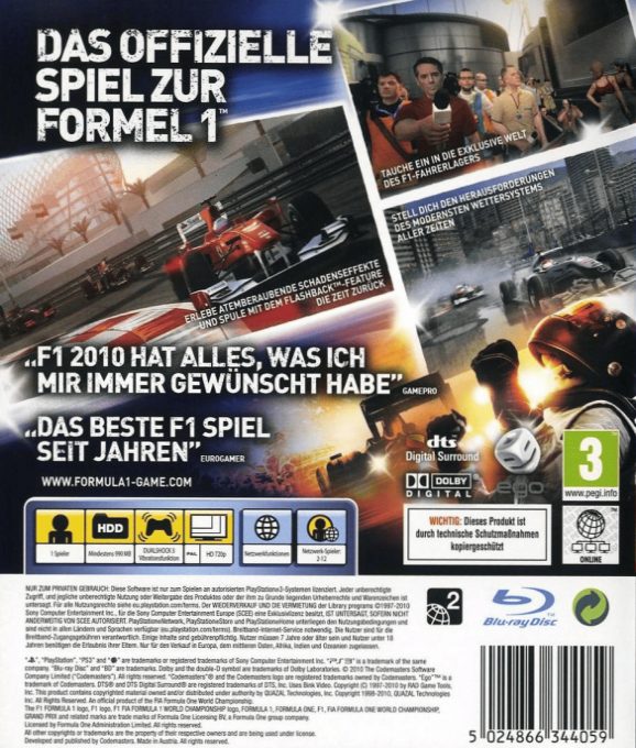 F1 2010 dos