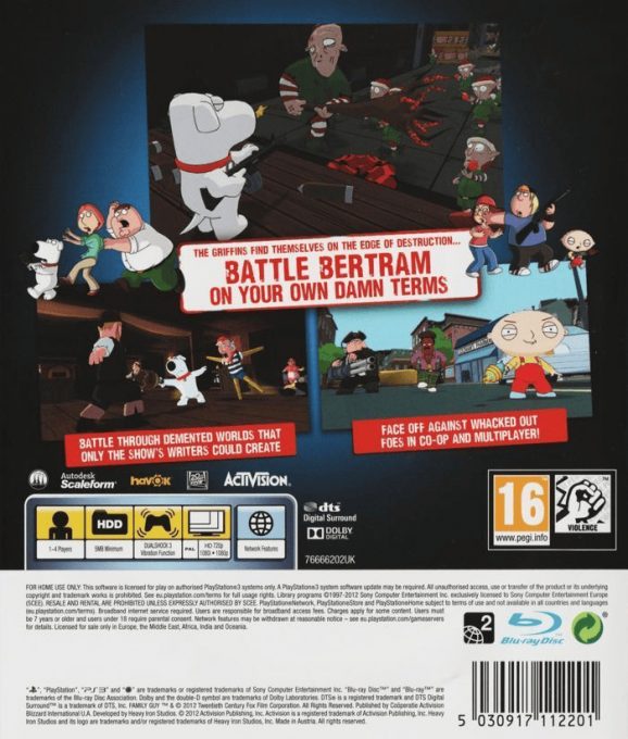 Family Guy : Back to the Multiverse - Dos