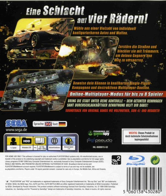 Full Auto 2 : Battlelines dos