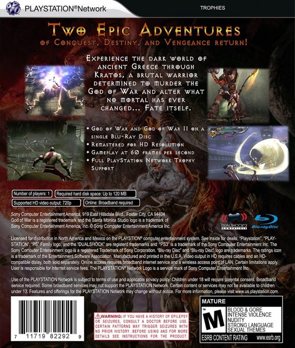 God of War II : Divine Retribution HD dos