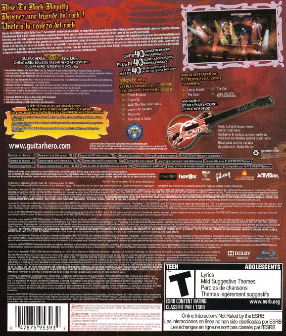 Guitar Hero : Aerosmith dos