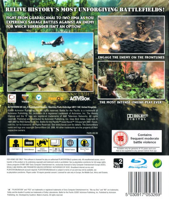 History Channel : Battle for the Pacific dos