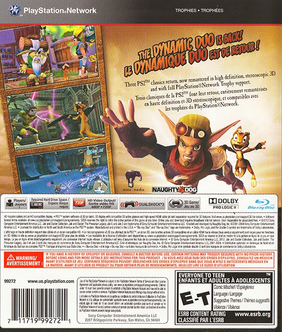 Jak and Daxter Collection dos
