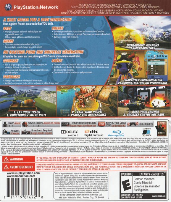 Modnation Racers dos