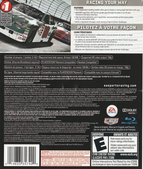 Nascar 09 dos