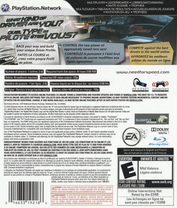 Need For Speed Shift dos