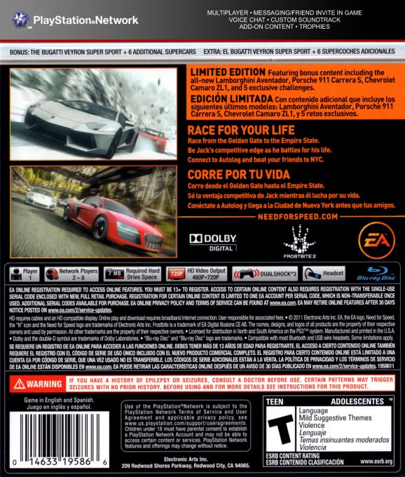 Need for Speed : The Run dos