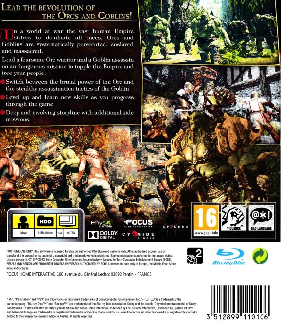 Of Orcs And Men dos