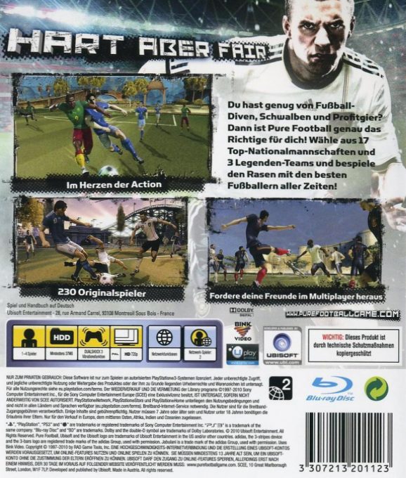 Pure Football dos