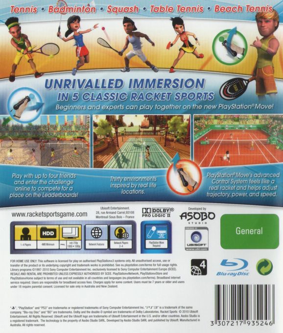 Racket Sports dos