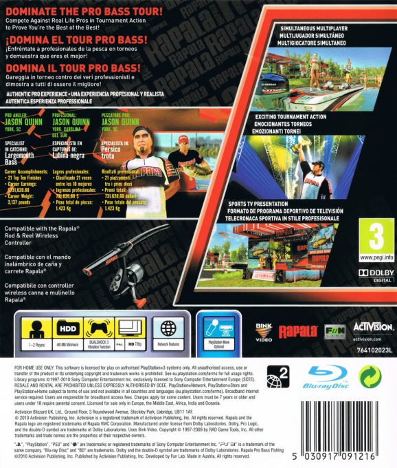 Rapala Pro Bass Fishing dos