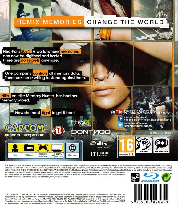 Remember Me dos
