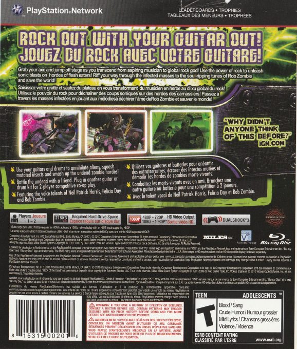 Rock Of The Dead dos