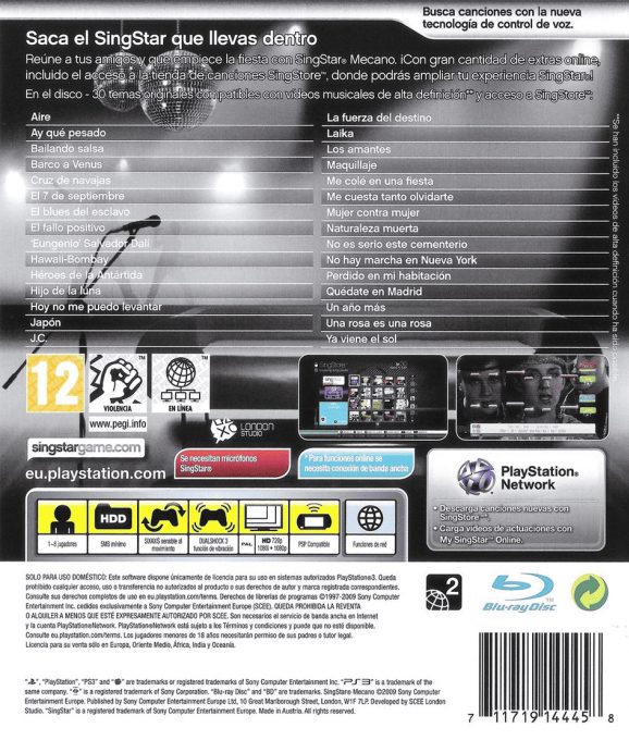 SingStar Mecano dos