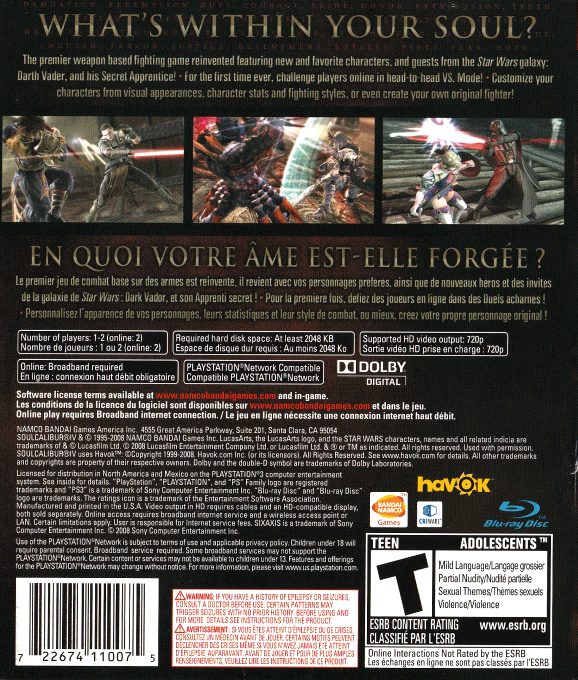 Jaquette arrière