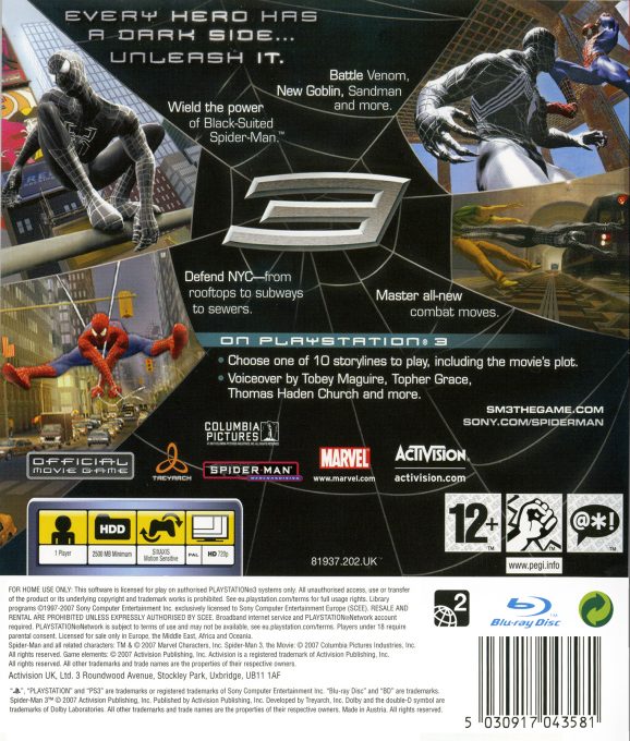 Spider-man 3 - Dos