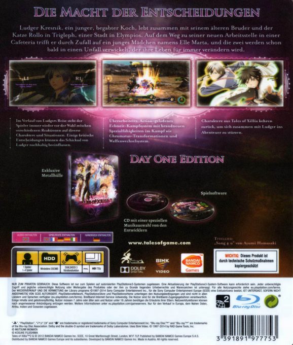 Tales Of Xillia 2 dos