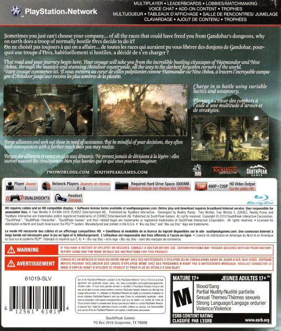 Two Worlds II dos